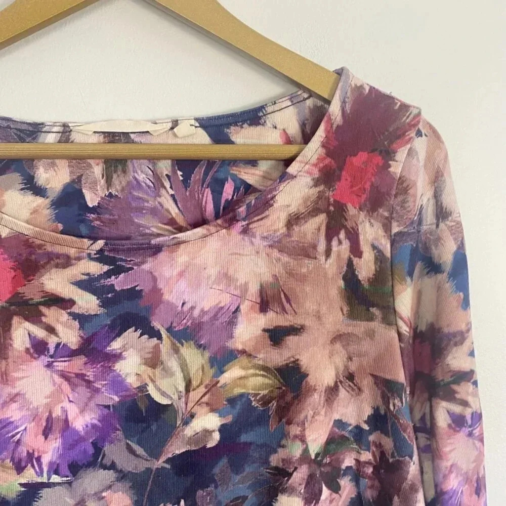 Soft Surroundings Floral Tunic Top - Picture 4 of 10